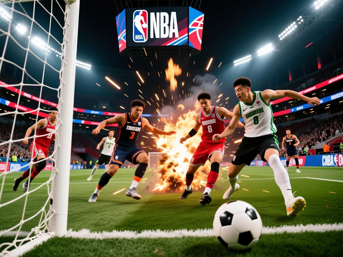 激情碰撞足球赛场,球员们全力以赴争夺荣耀 第2张