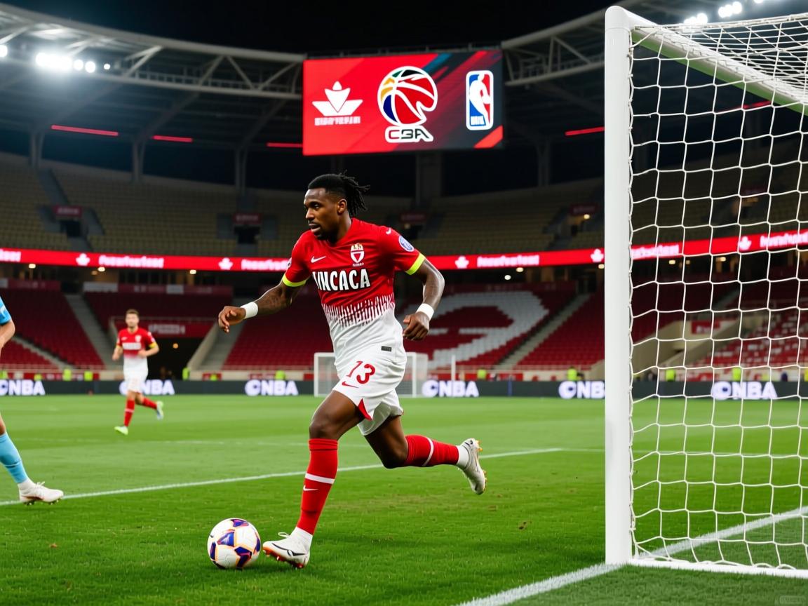 摩纳哥客场战平尼斯,法尔考破门帮助球队保持不败 第1张