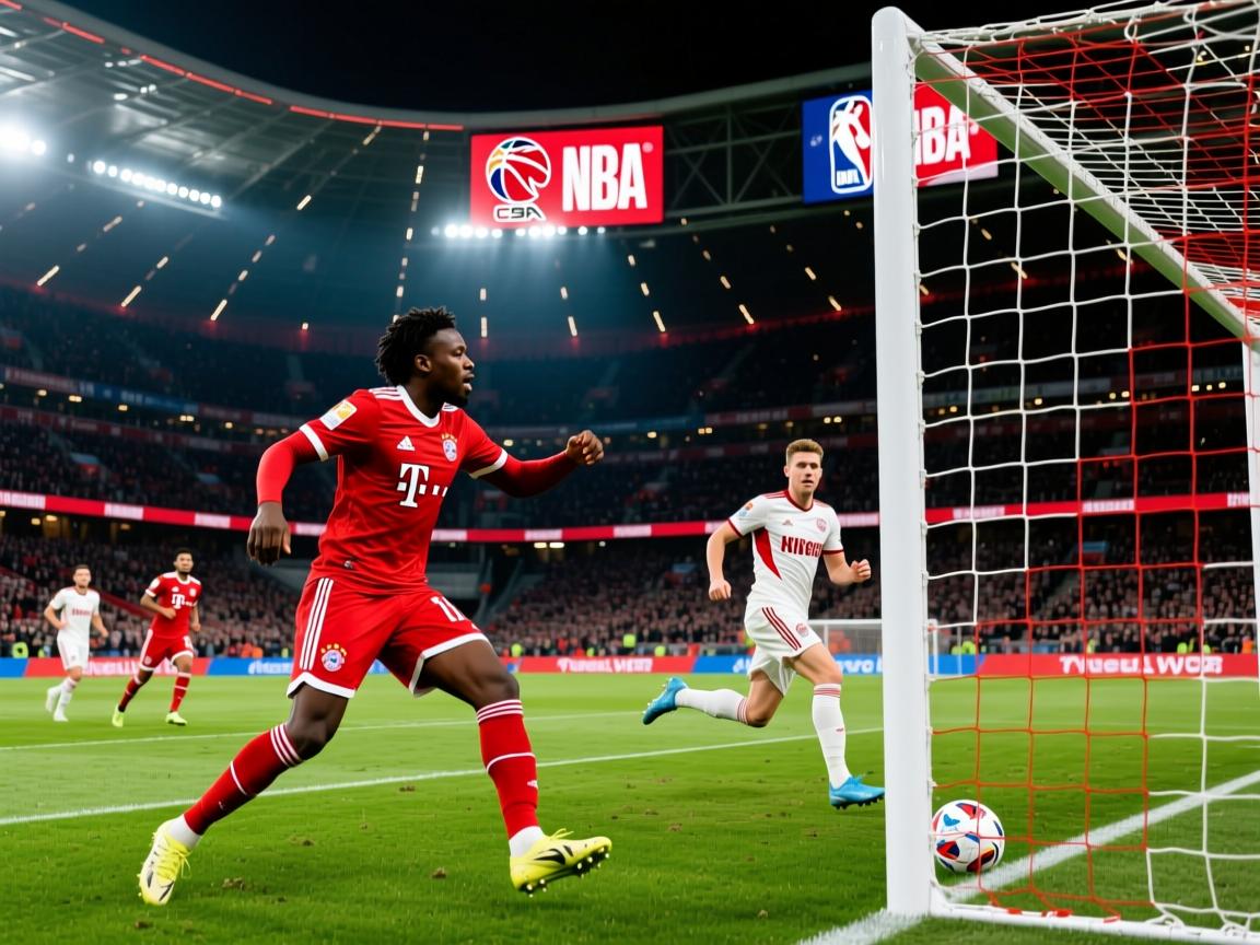 拜仁慕尼黑客场战平尼斯,科曼破门帮助球队保持不败 第2张